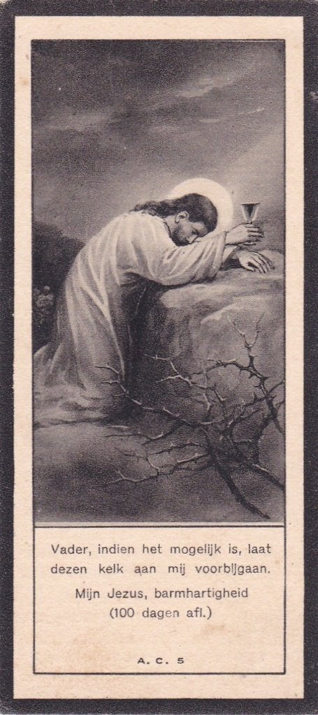 Johannes Hubertus Rutten  1855-1930, Verzamelen, Bidprentjes en Rouwkaarten, Verzenden, Bidprentje