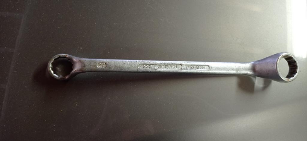 Gedore ringsleutel 27x32 no.2   ., Auto diversen, Autogereedschap, Ophalen of Verzenden, Gebruikt
