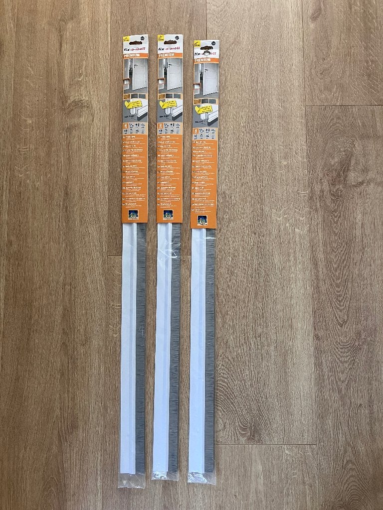 NIEUW Fix-o-moll Premium tochtstrip zelfklevend wit twv €18, Overige materialen, Nieuw, Minder dan 5 m², Ophalen