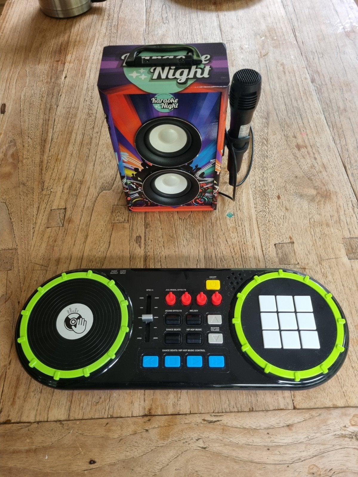 Kids DJ Set met Karaoke Box en Microfoon, Ophalen of Verzenden, Complete set