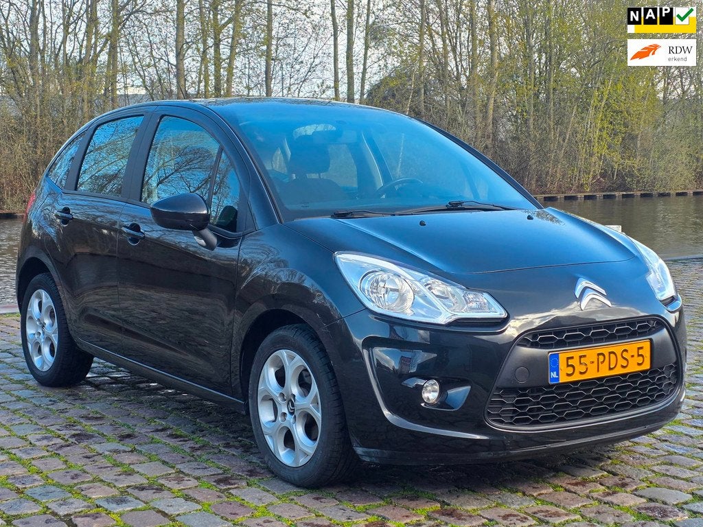 Citroen C3 1.4 VTi Ligne Business Uniek km org nl auto 1e ei, Voorwielaandrijving, Euro 5, Zwart, Origineel Nederlands