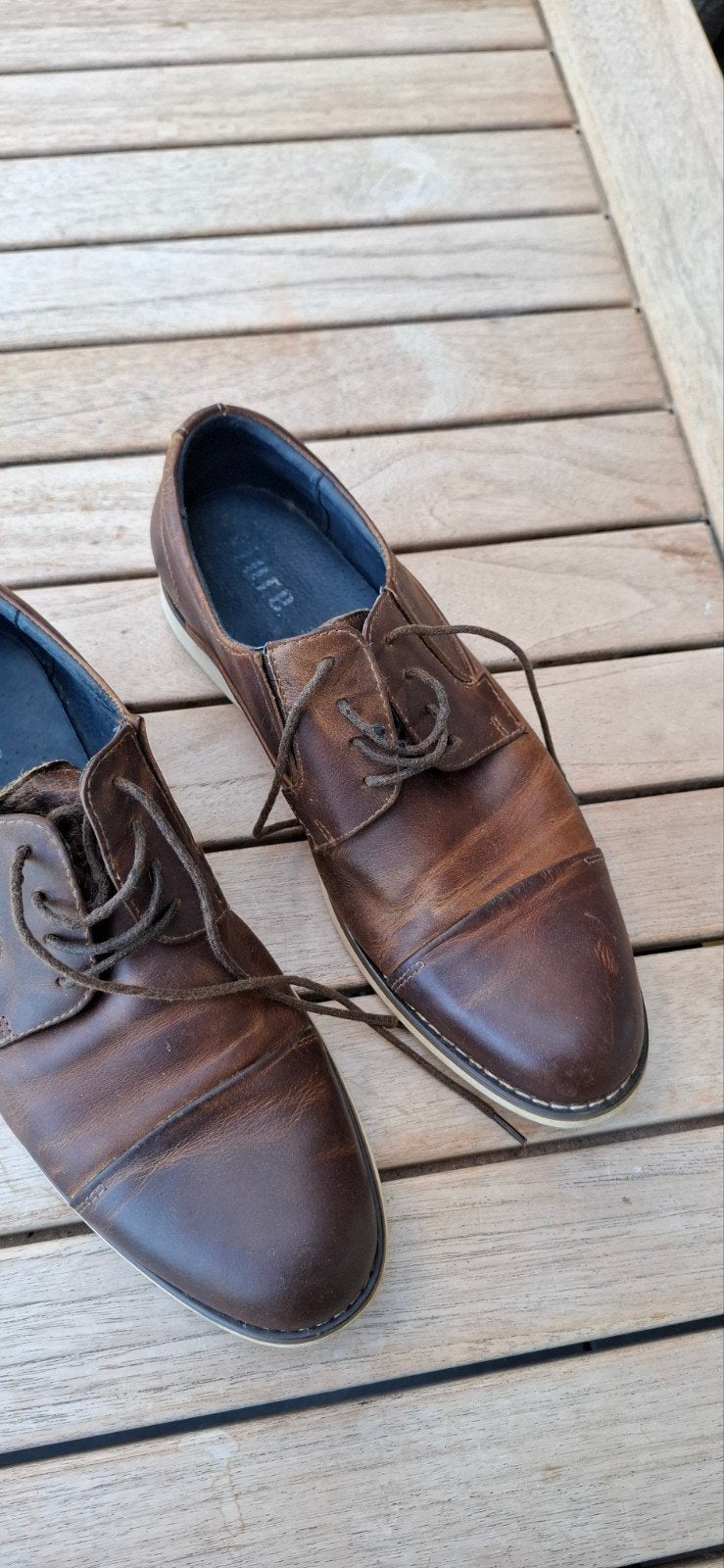 Herenschoenen,  maat 40, weinig gedragen, Bruin, Ophalen of Verzenden, Espadrilles of Moccasins, Gedragen