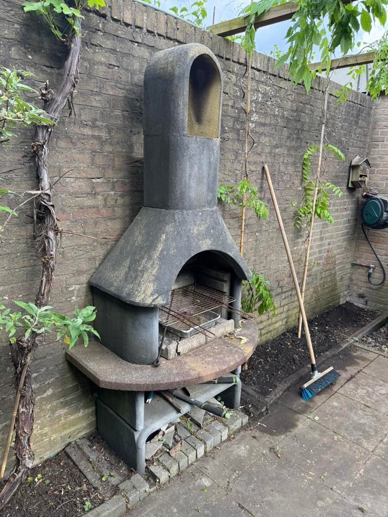 Stenen BBQ, Tuin en Terras, Tuinhaarden, Ophalen of Verzenden, Zo goed als nieuw