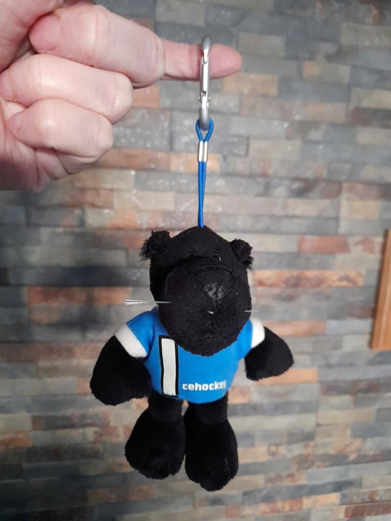 Nici Sports sleutelhanger zwarte panter ijshockey, Ophalen of Verzenden, Zo goed als nieuw, Dier of Natuur