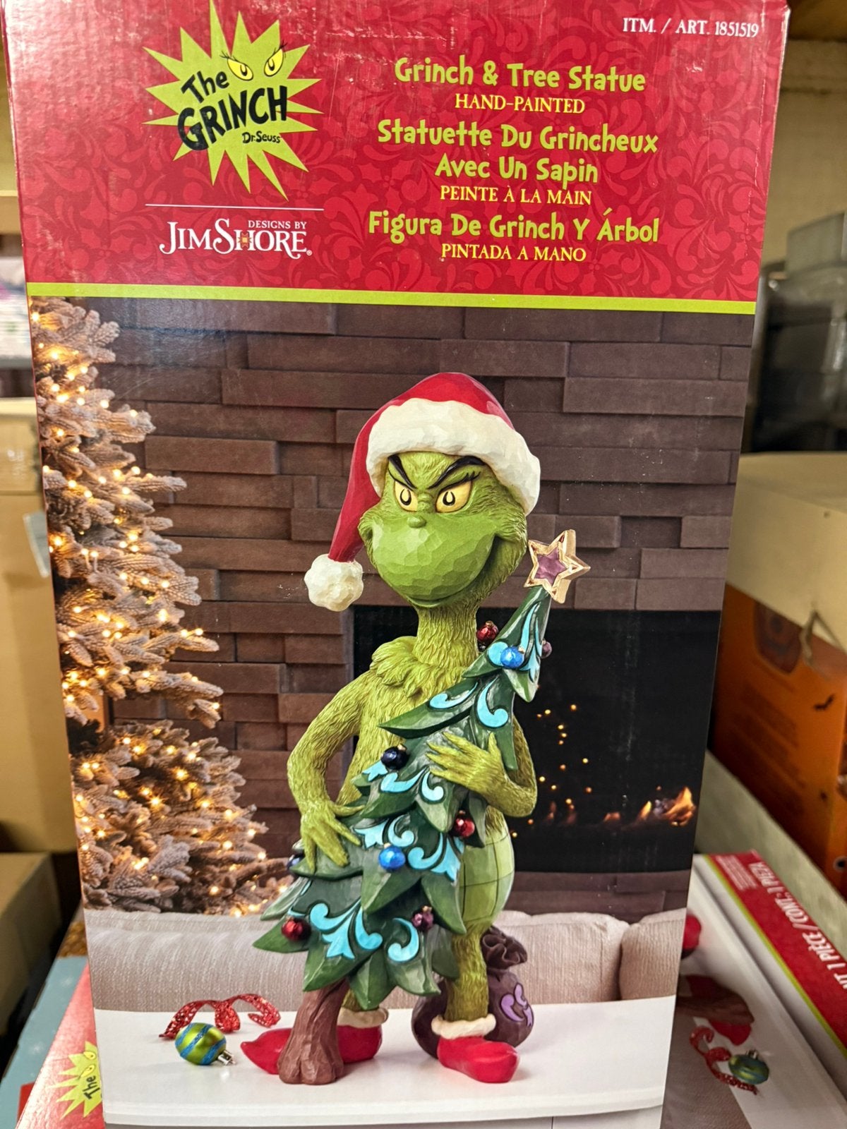 Jim shore grinch, Ophalen of Verzenden, Overige figuren, Nieuw, Beeldje of Figuurtje