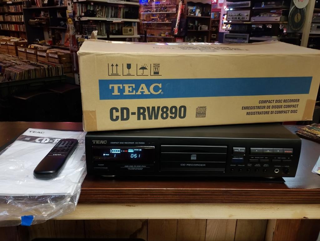 Teac cd rw890 high end cd recorder zgan, Ophalen of Verzenden, Zo goed als nieuw, Overige merken