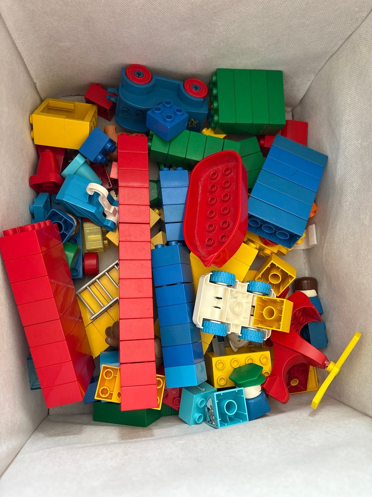 Lego - Duplo bouwstenen en voertuigen, Ophalen, Gebruikt, Losse stenen, Duplo