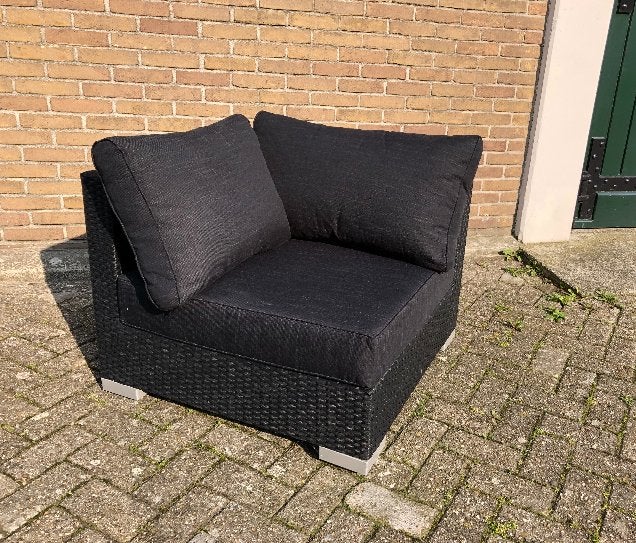 Loungebank hoek, Tuin en Terras, Tuinsets en Loungesets, Ophalen, Kunststof, Zo goed als nieuw, Loungeset