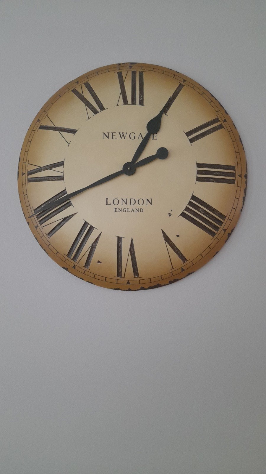 Grote Newgate wandklok London, 72 cm doorsnede, Huis en Inrichting, Ophalen, Zo goed als nieuw