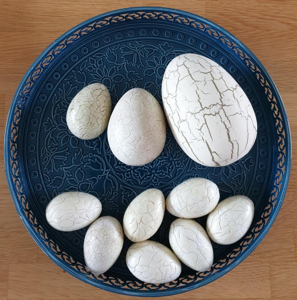 10 Deco Stenen Paas Eieren Diverse Maten voor Decoratie., Diversen, Pasen, Ophalen of Verzenden, Nieuw