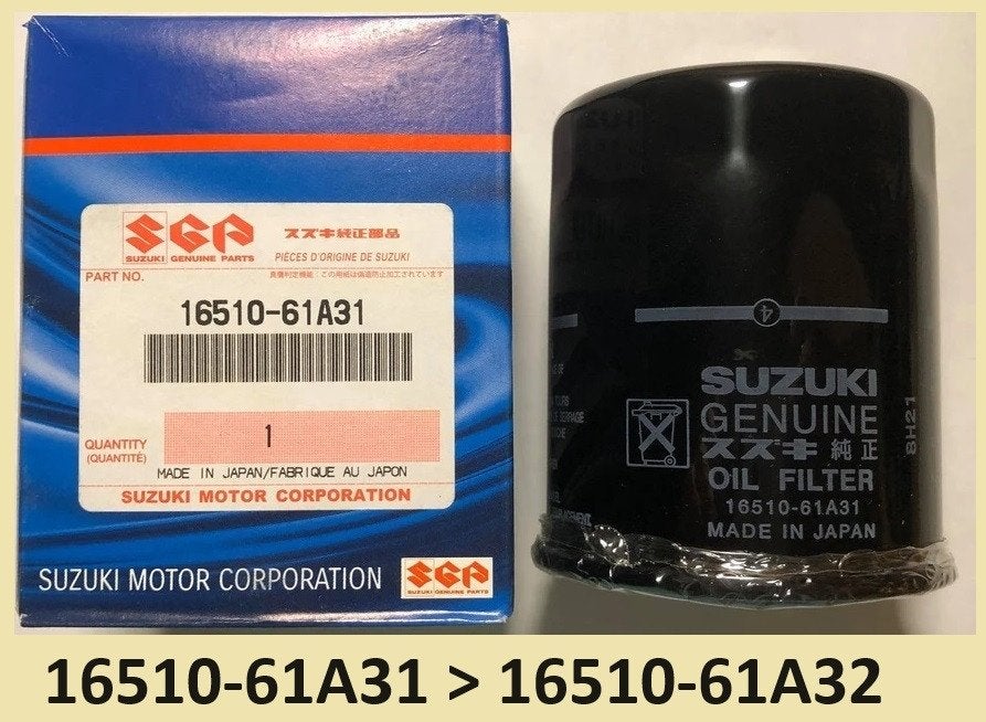 16510-61A32 Oliefilter Suzuki-Filter Assy, Oil. € 15,95, Ophalen of Verzenden, Nieuw, Motor en Techniek