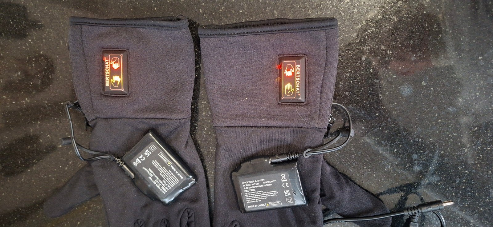 Verwarmde dual heating Bertschat handschoenen, Ophalen of Verzenden, Zo goed als nieuw, Handschoenen, Overige maten