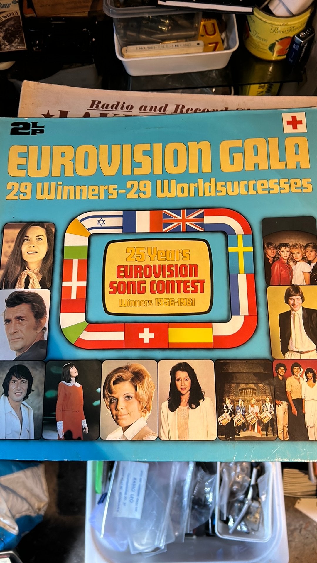 Eurovision gala -  25 years, Ophalen of Verzenden, Zo goed als nieuw, 12 inch