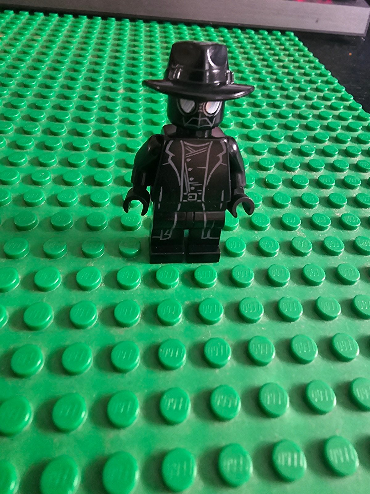 Lego Minifiguur Spider-Man Noir uit set 76150, Ophalen of Verzenden, Zo goed als nieuw