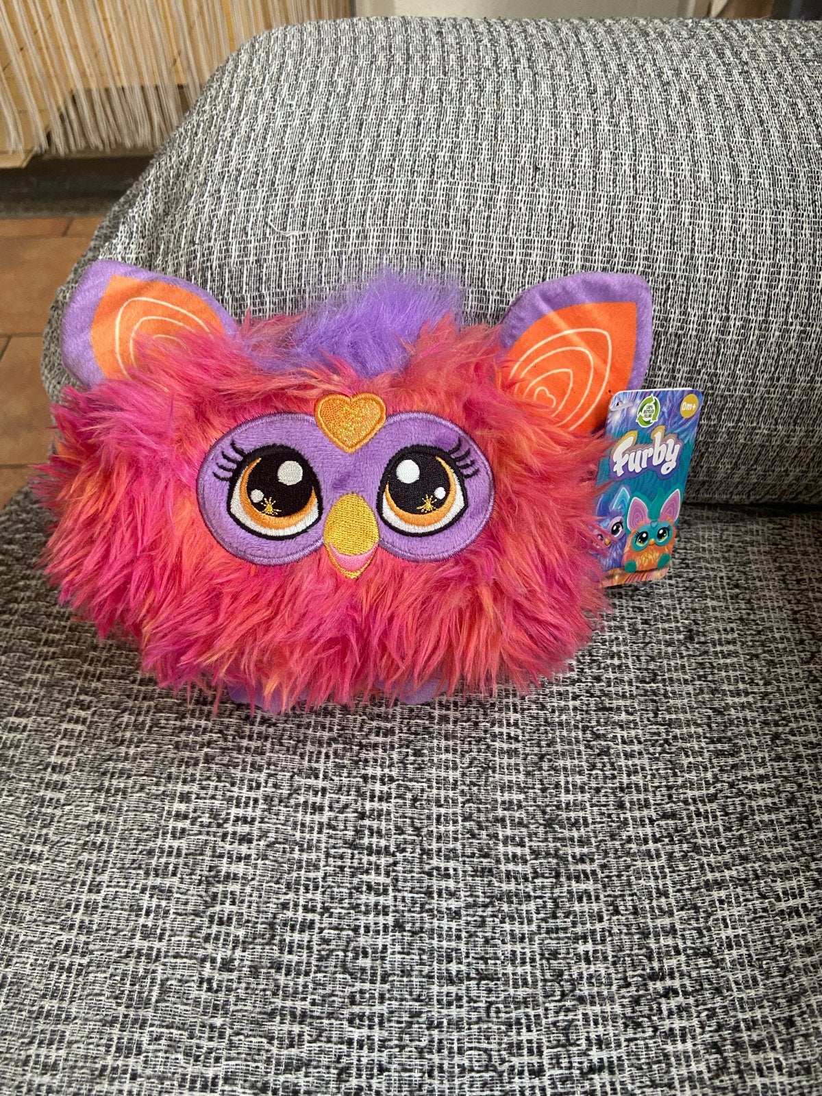 Furby knuffel roze/paars - Zo goed als nieuw, Overige merken, Overige karakters, Overige typen, Ophalen of Verzenden