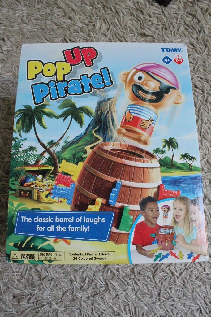 Speelgoed kinderspel spel Pirate pop-up, Ophalen of Verzenden, Zo goed als nieuw, Tomy