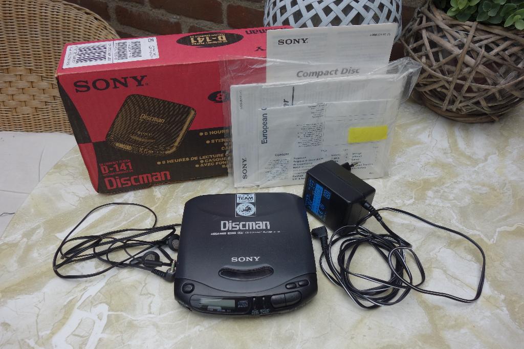 Sony Discman D-141, Ophalen, Discman