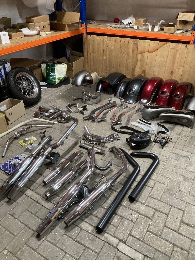 diverse onderdelen heritage fatboy sportster, Ophalen, Gebruikt