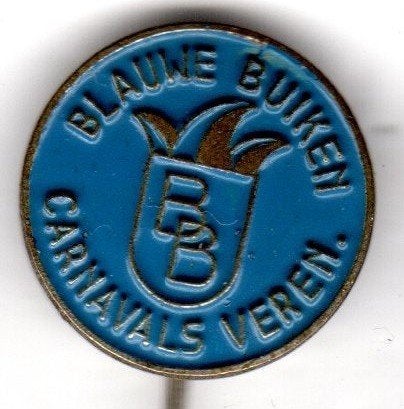 Speldje CARNAVALS VERENIGING BLAUWE BUIKEN EINDHOVEN GESTEL, Ophalen of Verzenden, Gebruikt, Overige onderwerpen