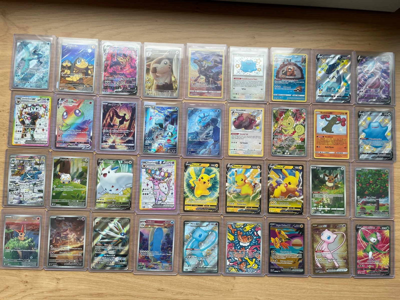 Pokémon kaarten Hits, Ophalen of Verzenden, Zo goed als nieuw, Meerdere kaarten, Foil