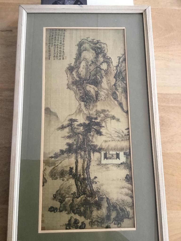 Zhang Ning berglandschap, Antiek en Kunst, Kunst | Schilderijen | Klassiek, Verzenden