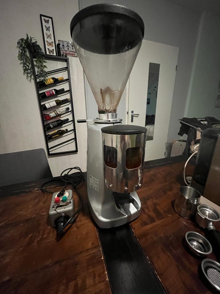 Mazzer Luigi Super Jolly Timer Bonenmaler, Gebruikt, Overige modellen, 10 kopjes of meer, Koffiebonen