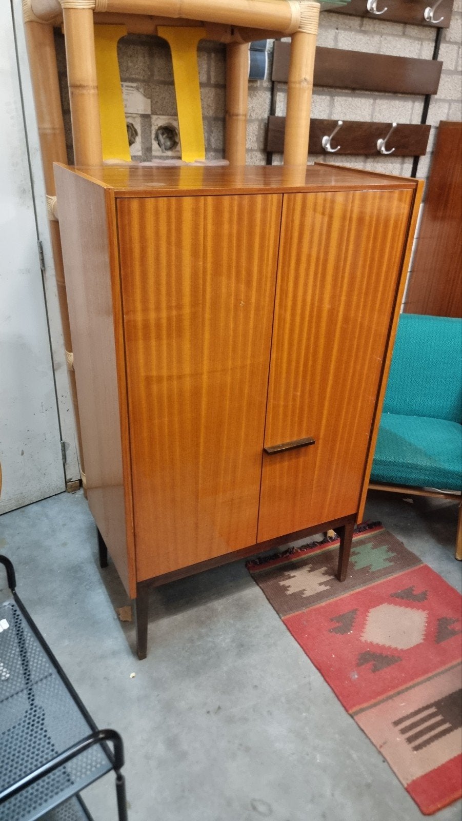 Vintage wandkast jaren 60 70 František Mezulanik, Huis en Inrichting, Kasten | Wandmeubels, ,, Ophalen of Verzenden, ,, Minder dan 150 cm