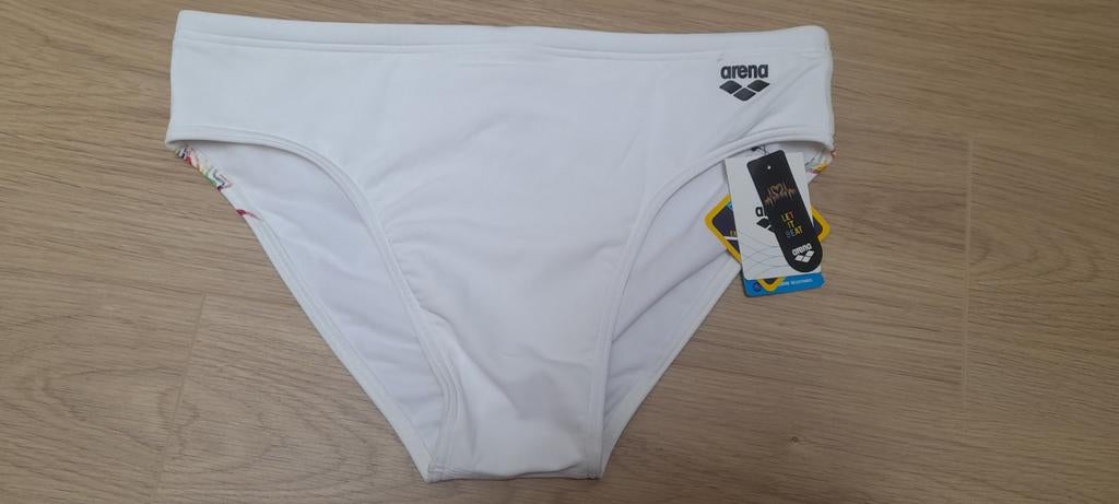 Arena Zwemslip Heren Wit XL - Speciale Editie Nieuw, Kleding | Heren, Badmode en Zwemkleding, Wit, Maat 56/58 (XL), Ophalen of Verzenden
