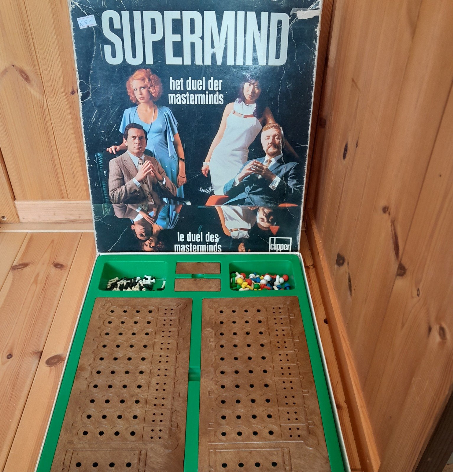 Supermind: Het Duel der Masterminds - Vintage Bordspel, Hobby en Vrije tijd, Een of twee spelers, Ophalen of Verzenden, Gebruikt