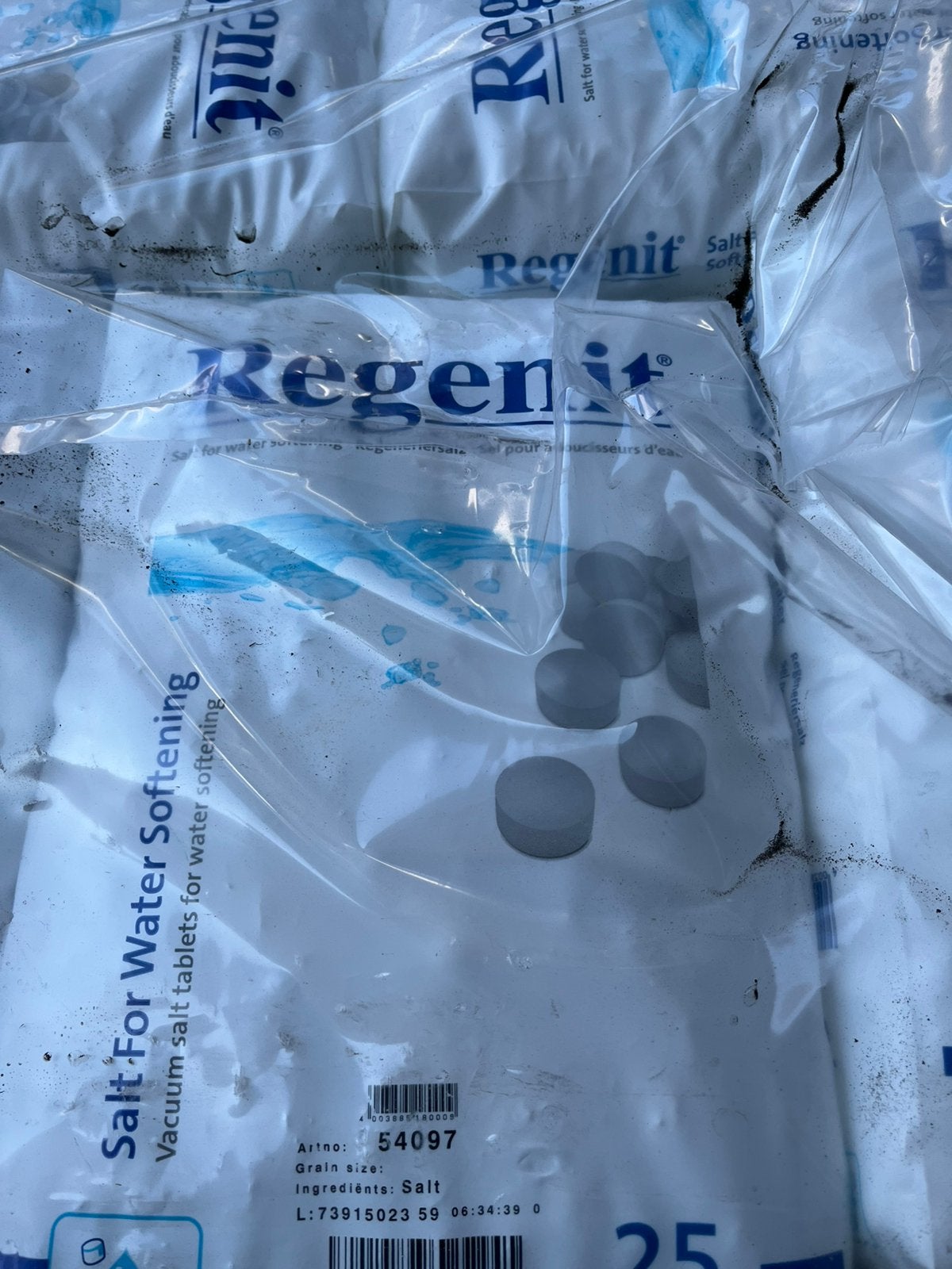 Regenit zouttabletten, Ophalen, Zo goed als nieuw