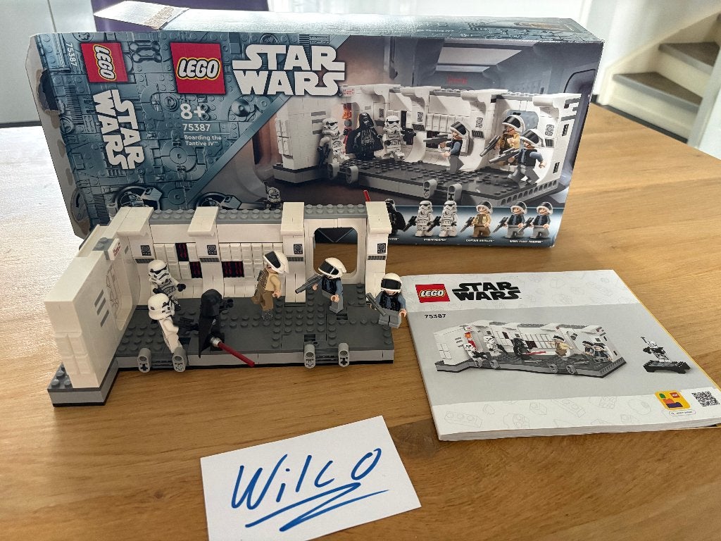 LEGO Star Wars - 75387 Boarding the Tantive IV, Kinderen en Baby's, Gebruikt, Star Wars, Lego, Inclusief instructies