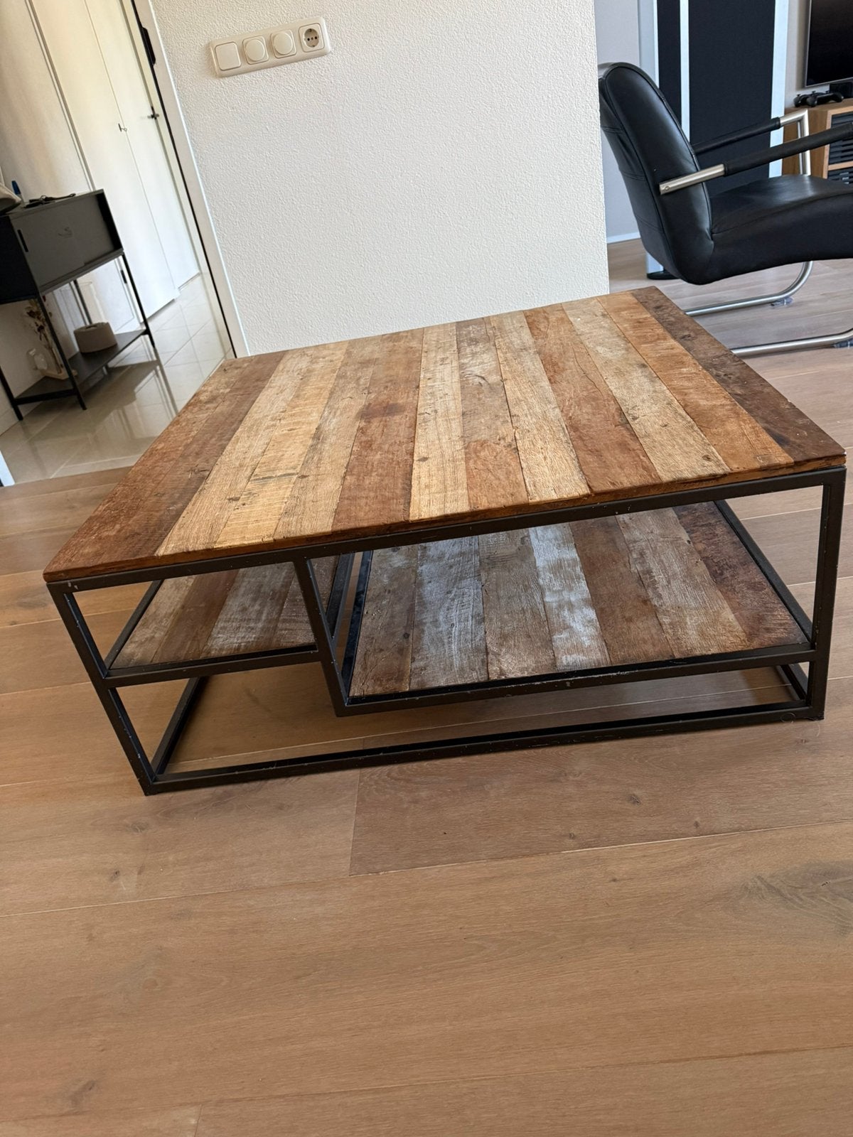 Salontafel, Ophalen, Gebruikt, 50 tot 100 cm, Vierkant