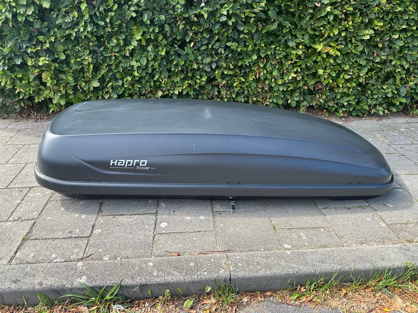 Hapro Traxer 8.6 Dakkoffer: 220 x 90 - 530 liter, Auto diversen, Ophalen of Verzenden, Zo goed als nieuw