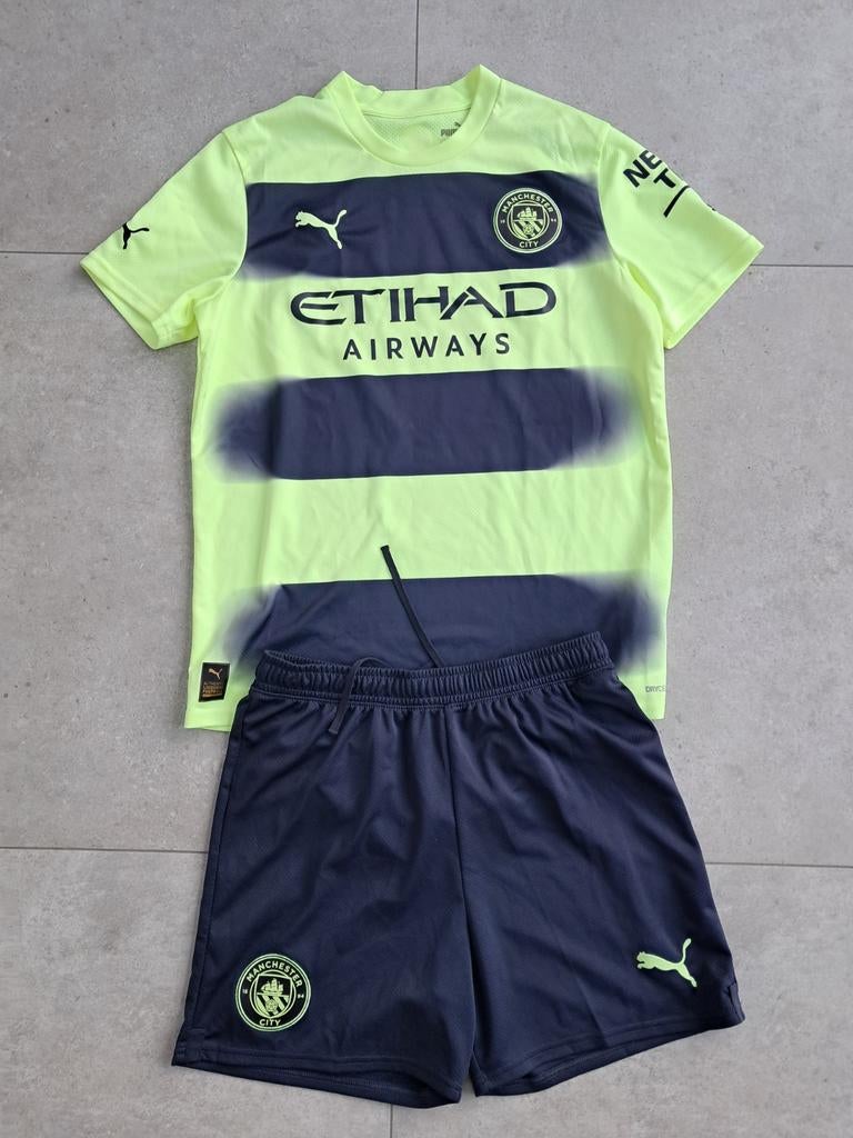 Manchester City voetbalsetje Puma maat 176, Puma, Ophalen of Verzenden, Zo goed als nieuw, Setje
