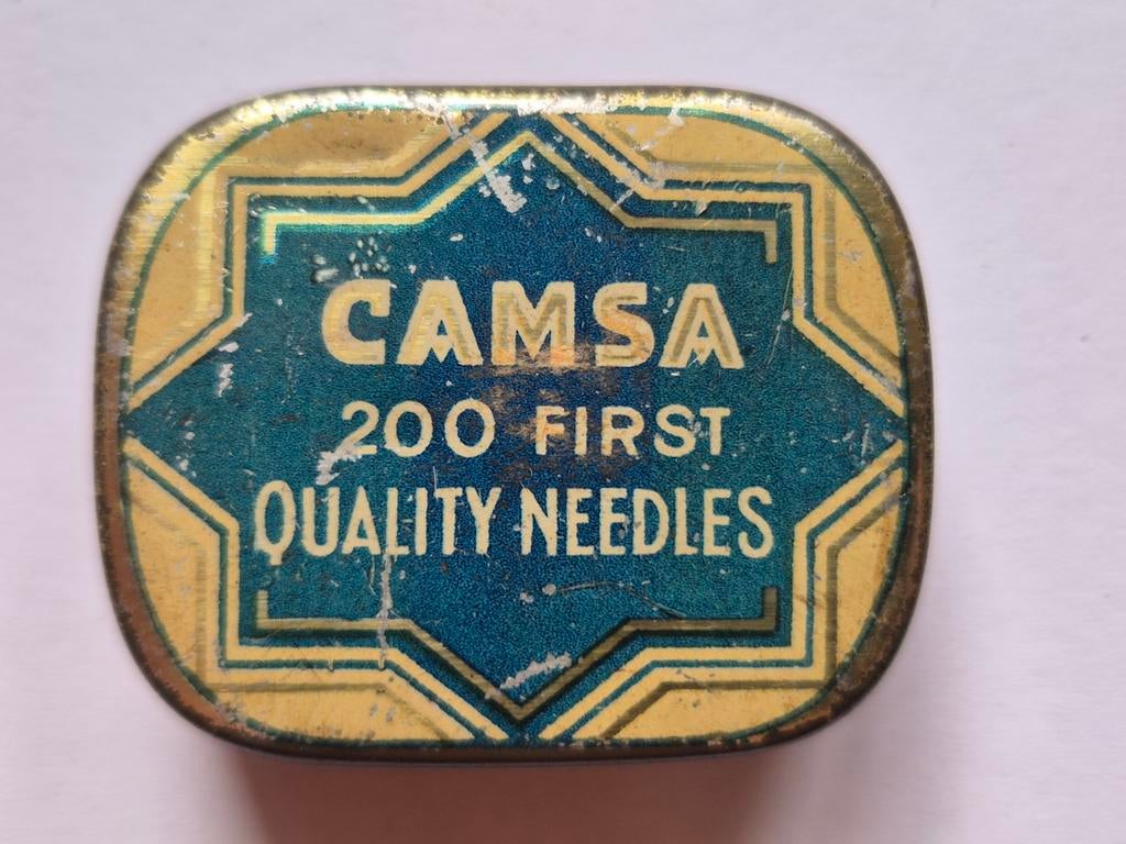 Grammofoon naalden blikje Camsa Quality needles vol, Verzamelen, Blikken, Ophalen of Verzenden, Overige