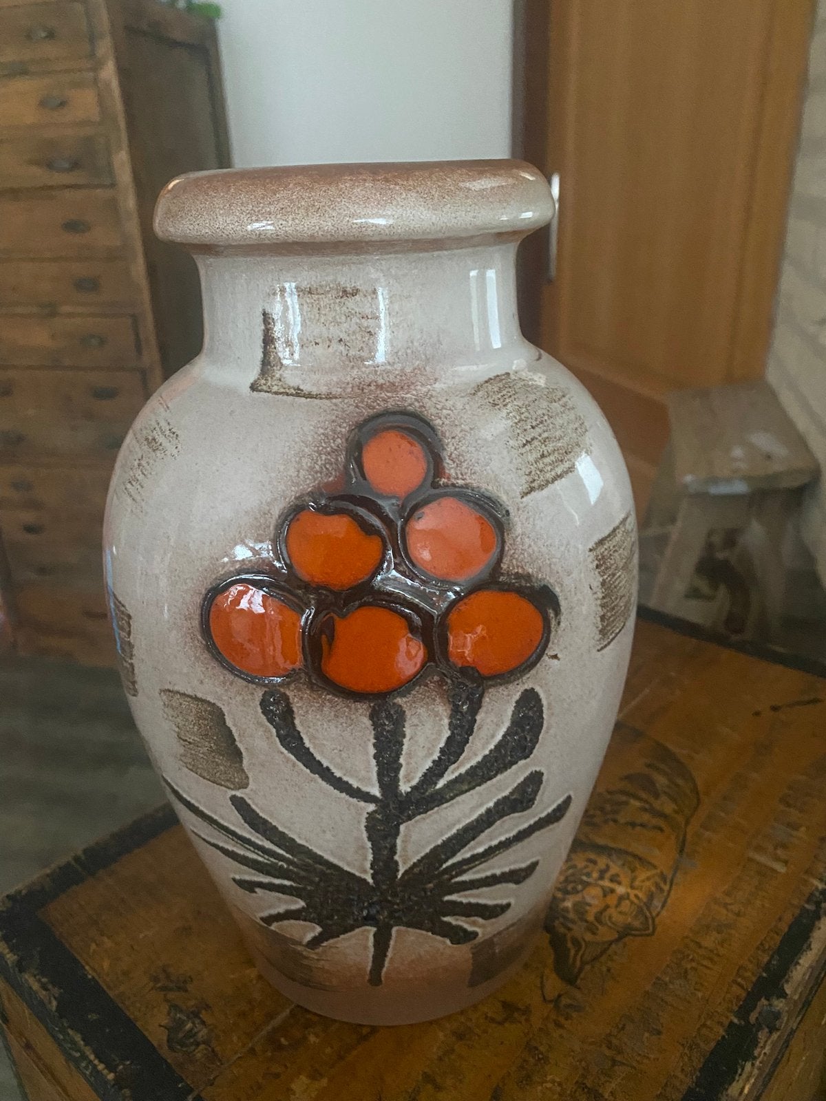 Hele leuke vintage germany vaas, Ophalen of Verzenden