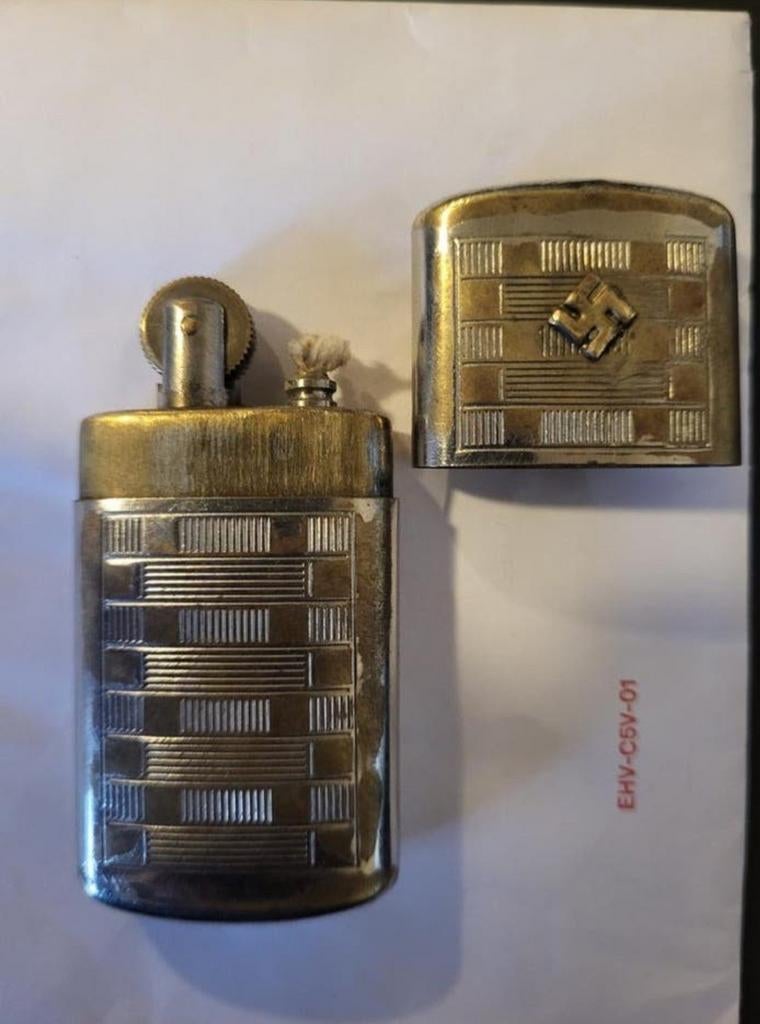 Duitse Art Deco Aansteker Jaren '30/'40 - Militaria, Verzamelen, Ophalen of Verzenden, Gebruikt, Aansteker