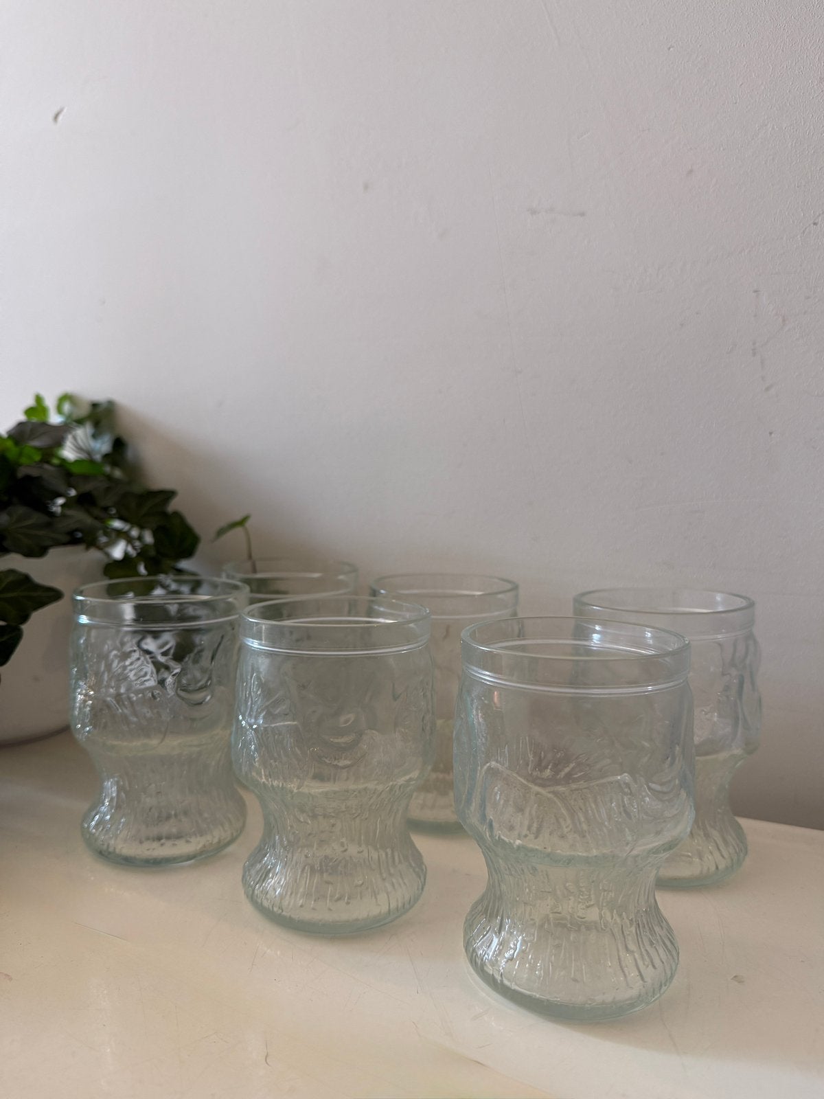 Set van 6 Italiaanse Fidenza Vetraria glazen, Antiek en Kunst, Ophalen of Verzenden