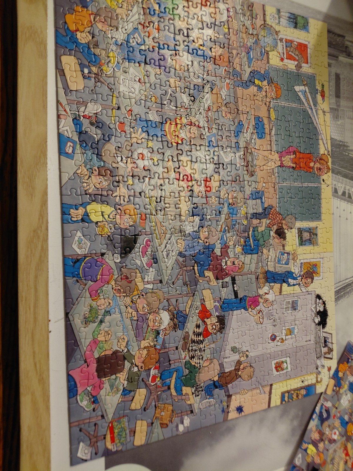 Jan van Haasteren Comic Puzzel 500 stukjes - School, Hobby en Vrije tijd, Ophalen of Verzenden, 500 t/m 1500 stukjes, Gebruikt