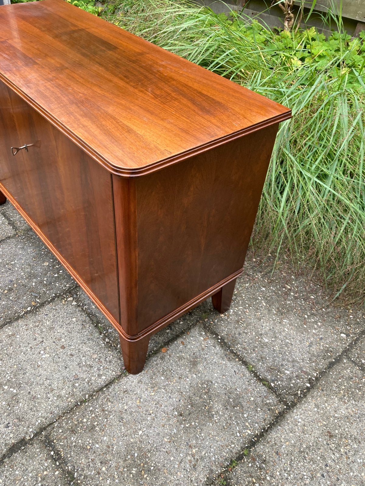 Grote vintage dressoir kast jaren 50-60, Ophalen, Mid century vintage, 100 tot 150 cm, Nvt
