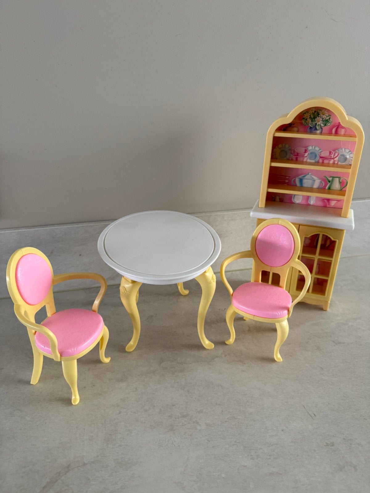 Barbie eethoek, Ophalen of Verzenden, Gebruikt, Poppenhuis