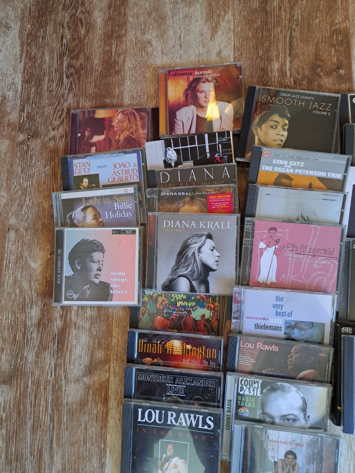 Jazz CD's: Billy Holiday, Diana Krall, Stan Getz e.a., Ophalen