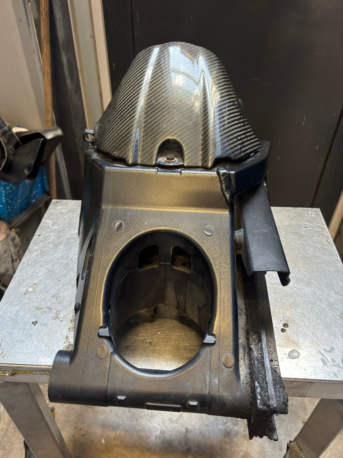 Achterbrug Suzuki GSX-R 1000 K7/K8 – Carbon spatbord, Ophalen of Verzenden, Gebruikt