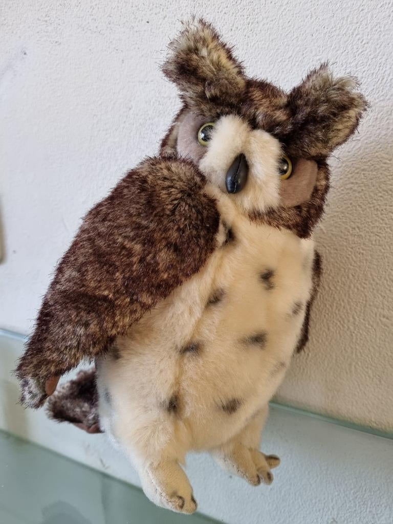 Orig, Semo, OEHOE/KERKUIL, 22cm, Levensecht, Label, Inwst!, Ophalen of Verzenden, Zo goed als nieuw, Vogel, Overige typen
