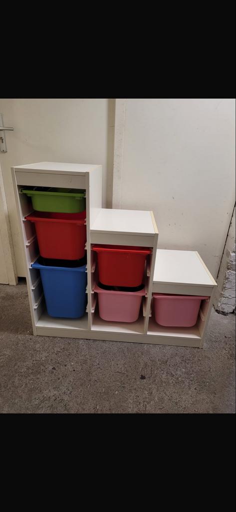 Ikea opbergkast met bakjes, Ophalen of Verzenden, Gebruikt