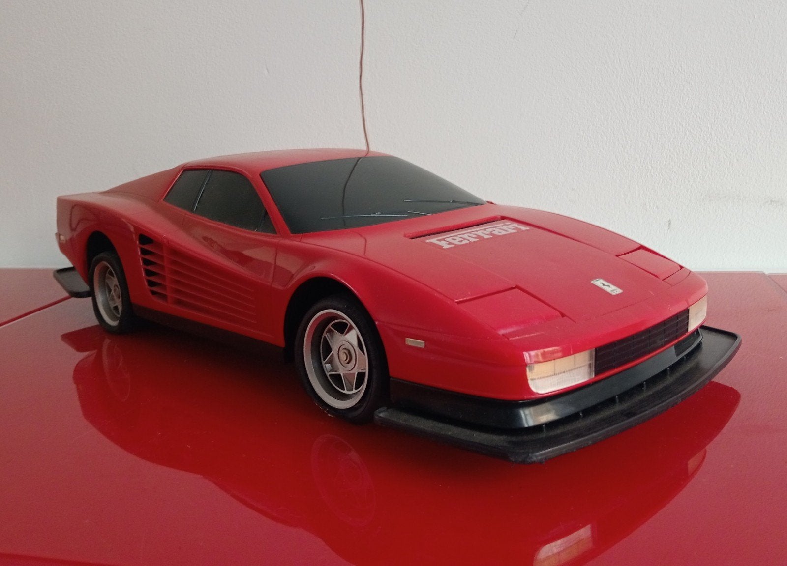 Vintage RC Nikko Ferrari Testarossa 1:10, Ophalen of Verzenden, Gebruikt, Overige schalen, Auto onroad