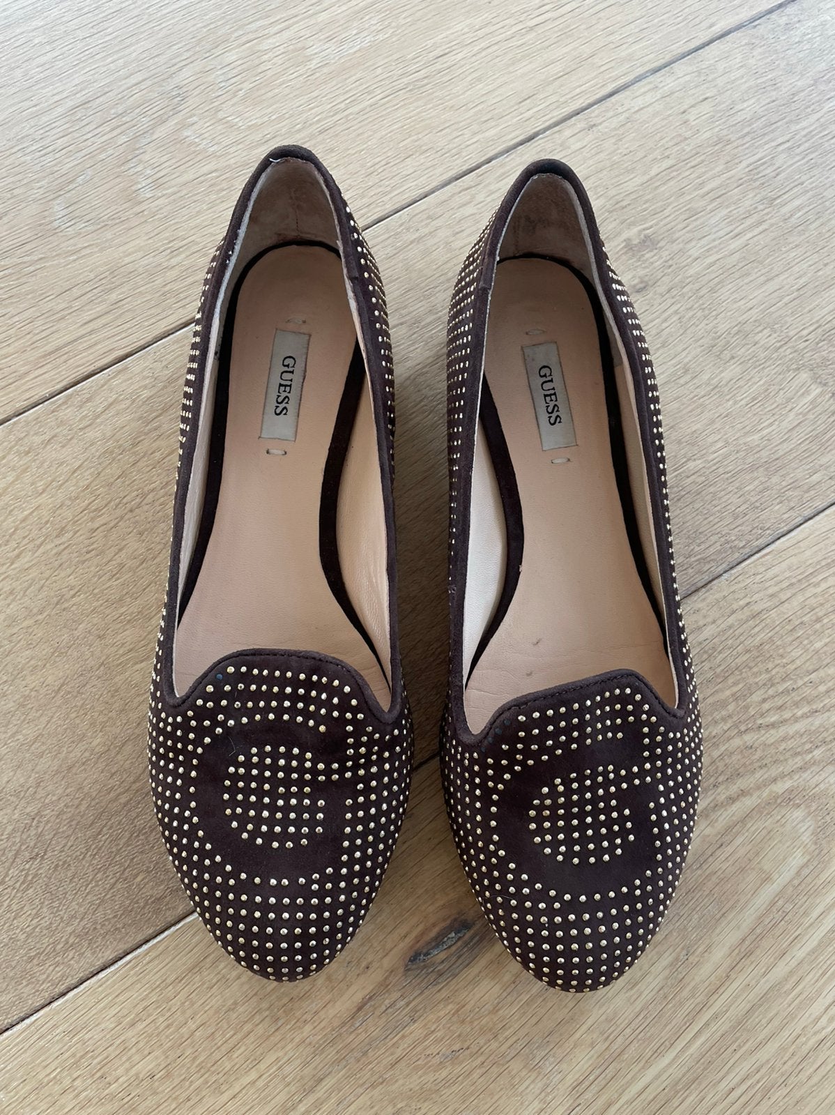 Guess Ballerina’s Maat 38, Kleding | Dames, Bruin, Gedragen, Ballerina's, Ophalen of Verzenden
