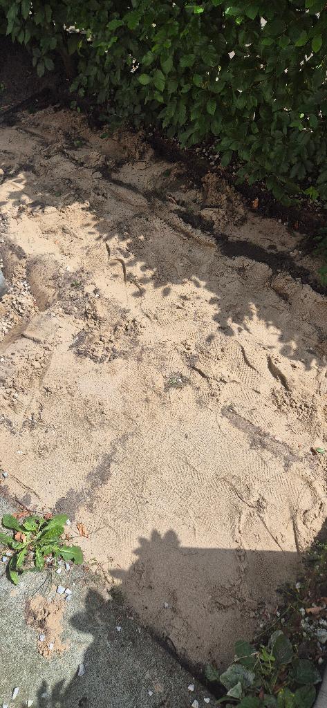 Gratis zand, Tuin en Terras, Zand, Ophalen, Ophoogzand