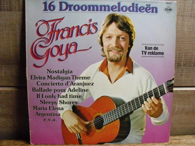 Francis Goya "16 Droemmelodieen"  LP, LP, Ophalen of Verzenden, Beschermende buitenhoes, Romantiek