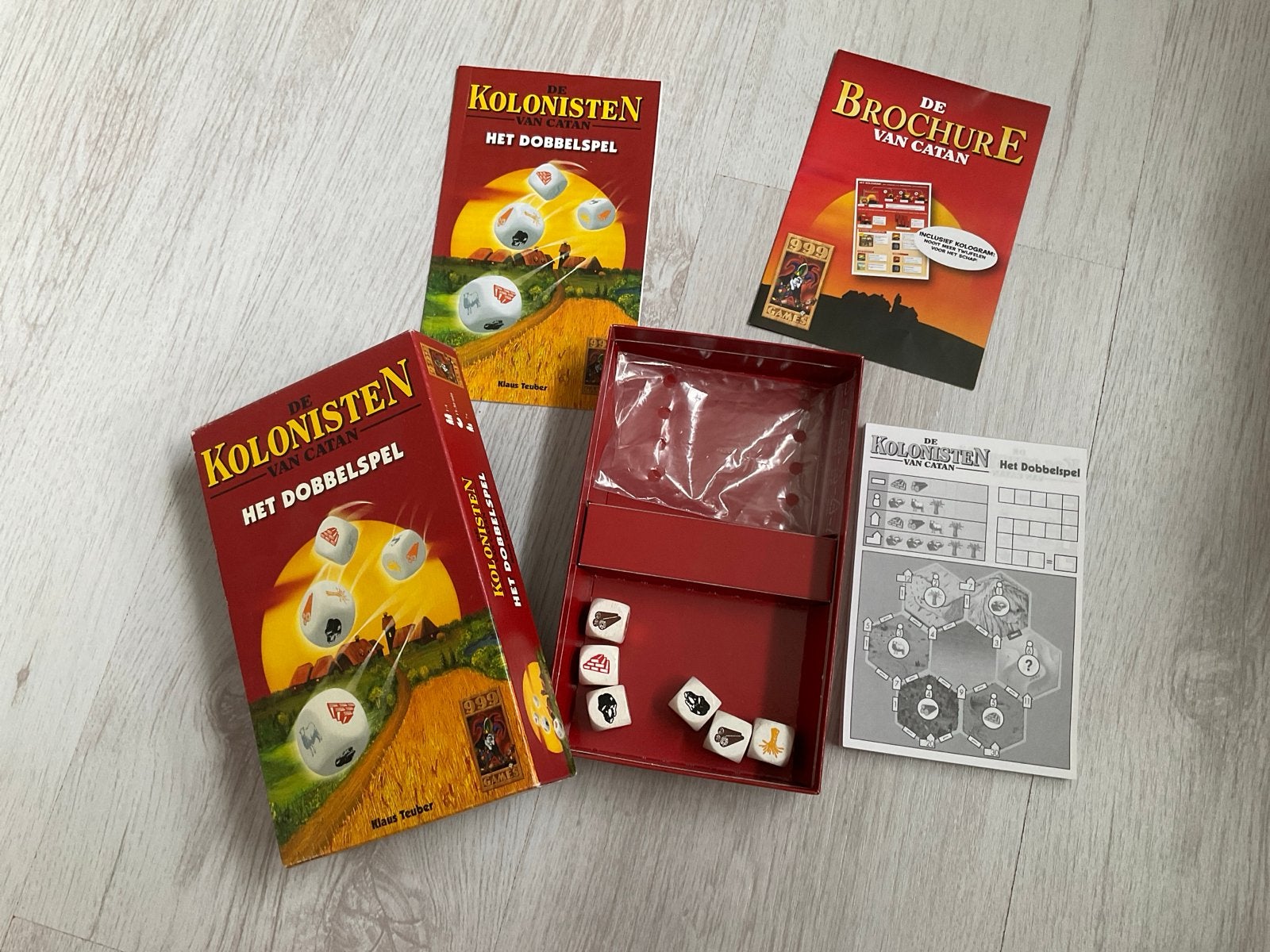 Kolonisten van Catan: Het Dobbelspel, Een of twee spelers, Ophalen of Verzenden, Zo goed als nieuw, Reisspel